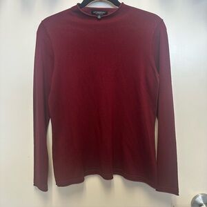 Liverpool Men's Burgundy Long Sleeve Shirt